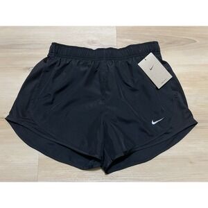 NWT Nike Tempo Women's Brief-Lined Running Shorts Black Size Small 831558-014